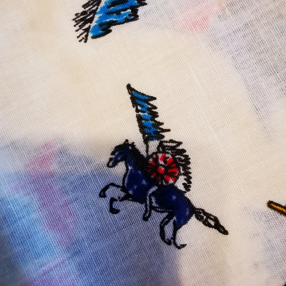 Vintage Unused Cotton Cowboy Fabric ~ 4 Metres - Picture 6 of 14